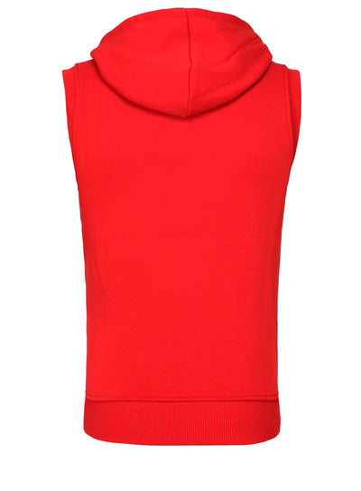 Kapuzenweste mit Stickerei Vertical Zip Vest