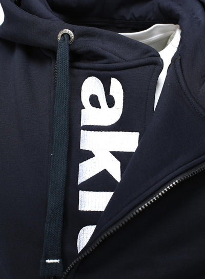 Kapuzenweste mit Stickerei Vertical Zip Vest