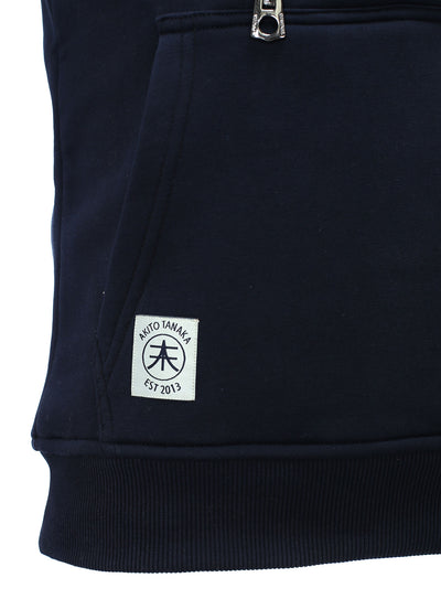 Kapuzenweste mit Stickerei Vertical Zip Vest