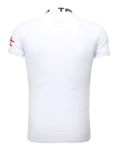 Poloshirt mit Stickereien und Applikationen Design