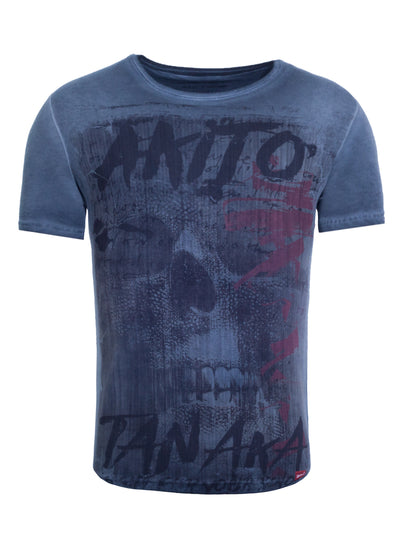 T-Shirt mit Skull Motiv Fight for Skull