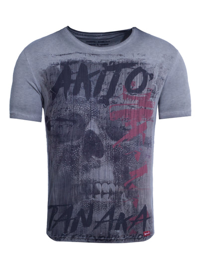T-Shirt mit Skull Motiv Fight for Skull