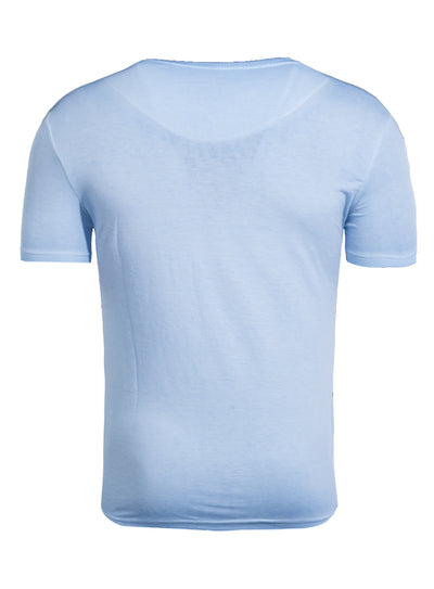 Print T-Shirt mit komplett bedrucktem Vorderteil Double Sword