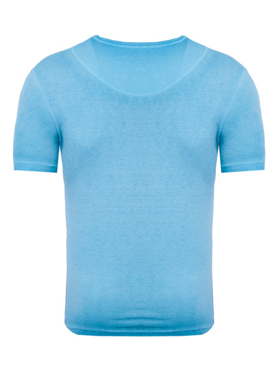 T-Shirt mit Fotodruck vorne Geisha Skull