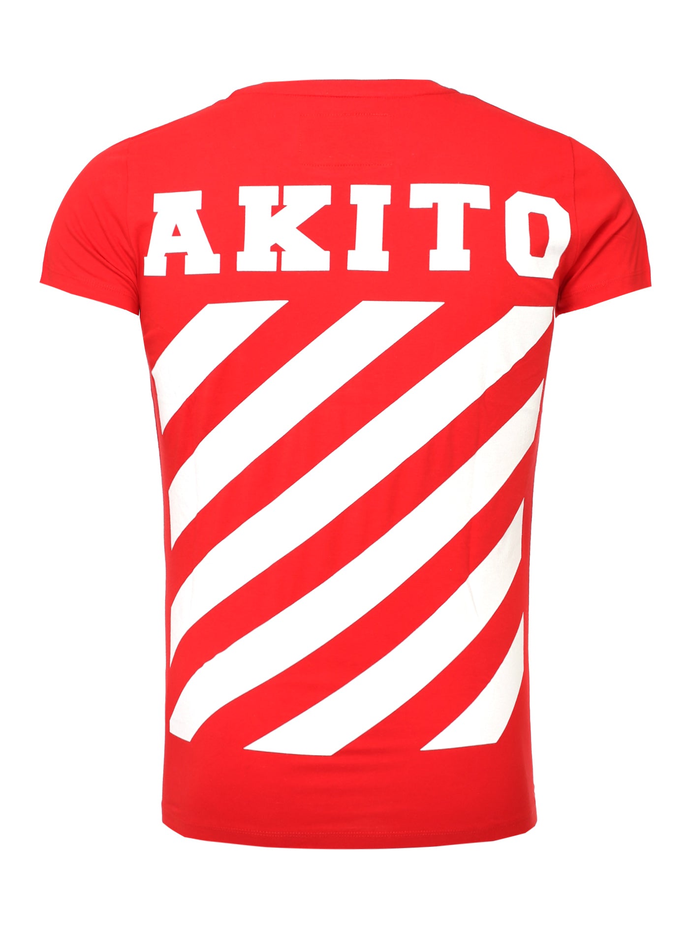 T-Shirt mit Rückenprint Stripe Print
