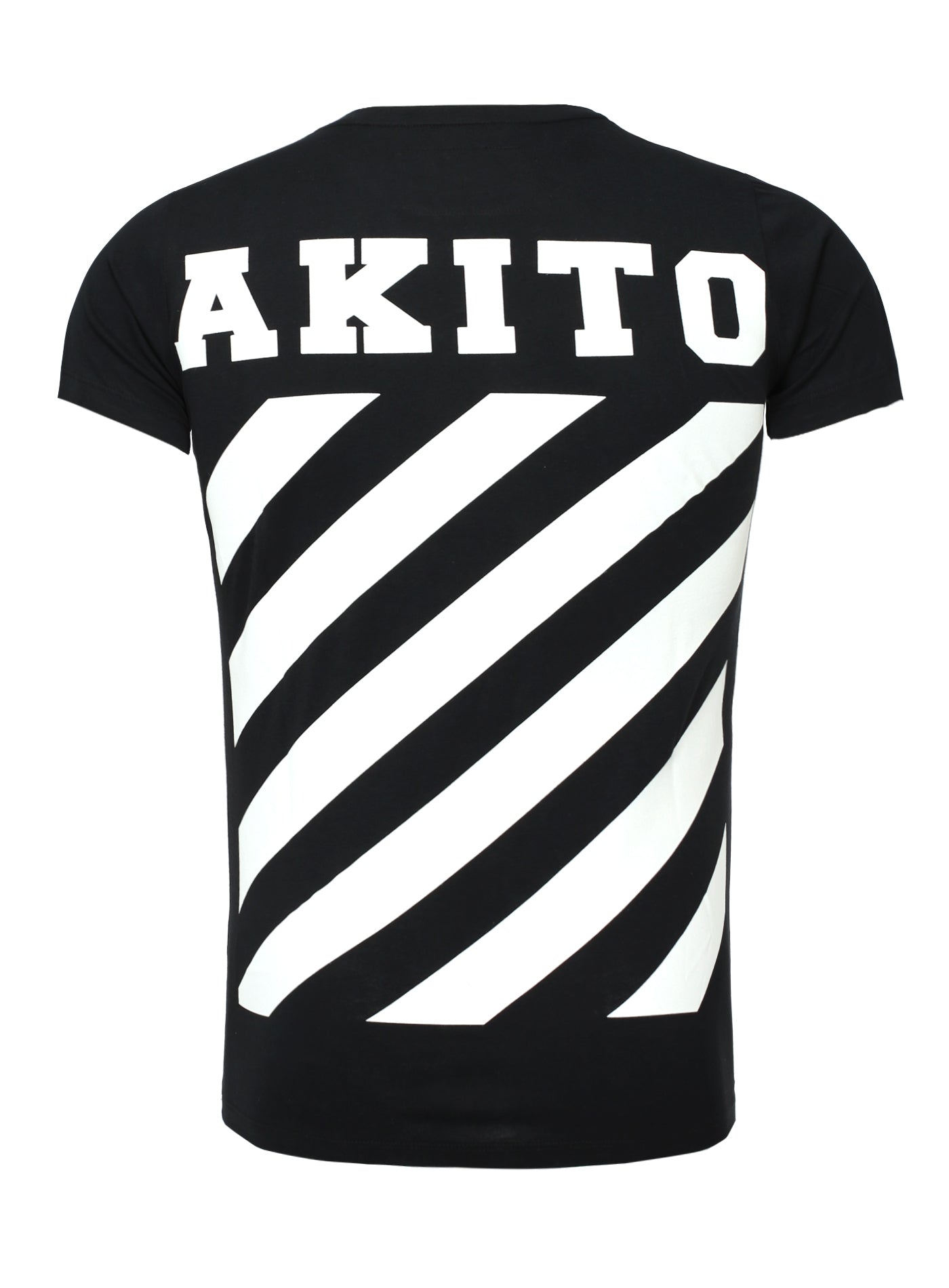 T-Shirt mit Rückenprint Stripe Print